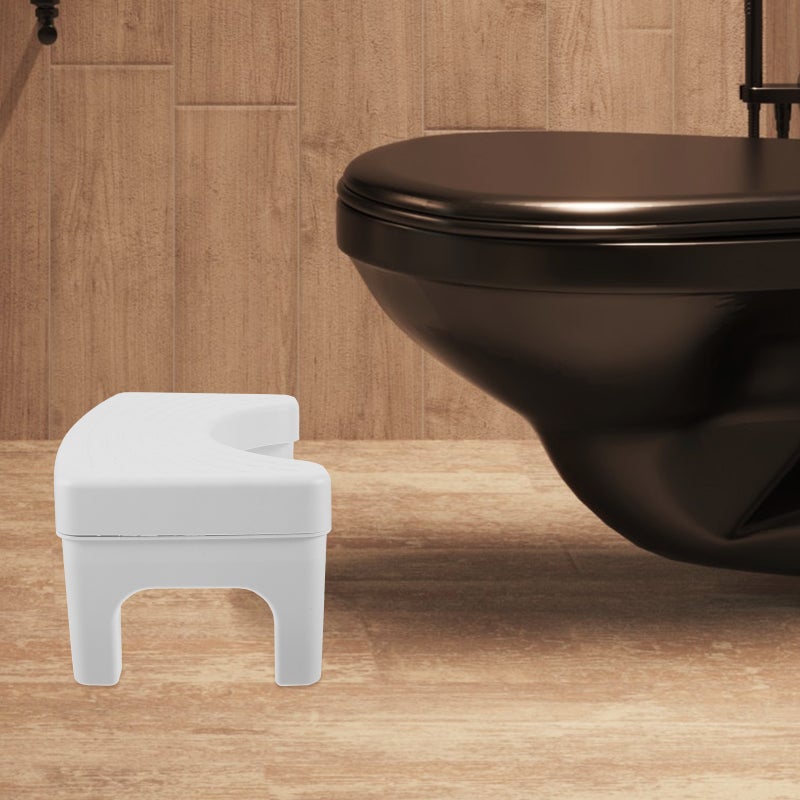 🚽 كرسي حمام للبالغين تصميم مريح مع قاعدة مانعة للانزلاق مادة بوليبروبيلين متينة - Image 2