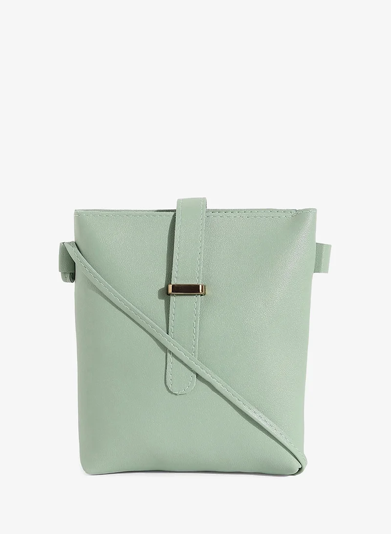 Haute Sauce Daisy English Green Cross Body Bag