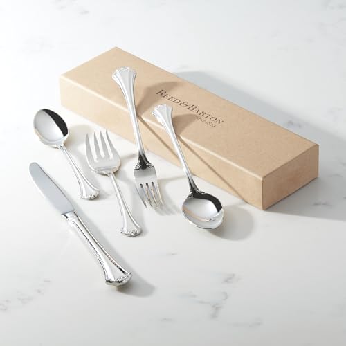 Reed & Barton طقم أدوات مائدة ريد وبارتون كونتري فرينش 5 قطع، 5 قطع، فضي - Image 4