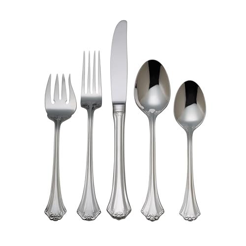 Reed & Barton طقم أدوات مائدة ريد وبارتون كونتري فرينش 5 قطع، 5 قطع، فضي - Image 1