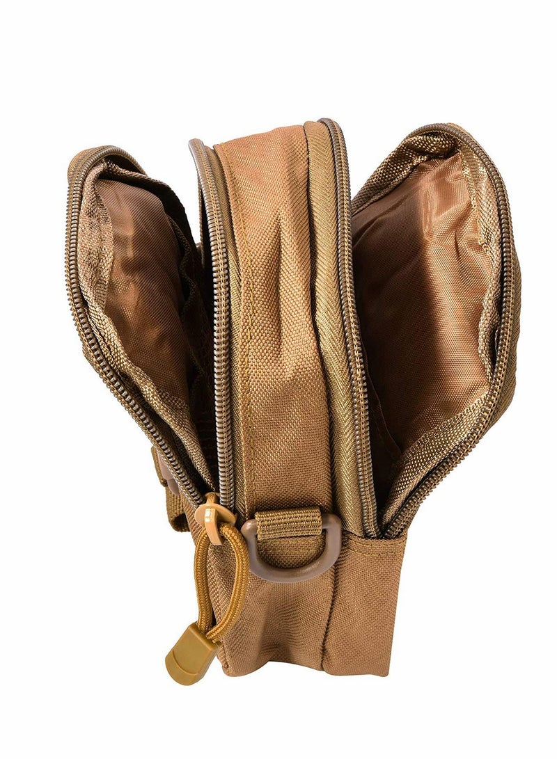 KASTWAVE Molle Tactical Pouch Utility Small Waist Carrying Pouch Compact Outdoor Sport Bag Gadget Pocket Universal Belt Mobile Phone Case Holster Holder Travel Pack Bag for Men - Image 4