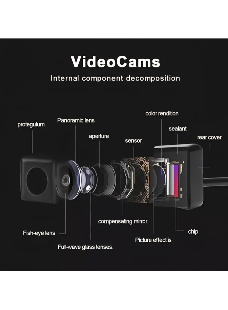 360 نظام كاميرا السيارة Smart One 360 – رؤية بانورامية، رؤية ليلية، مقاوم للماء، أداء ممتاز في الإضاءة المنخفضة، سهل التركيب - Image 5