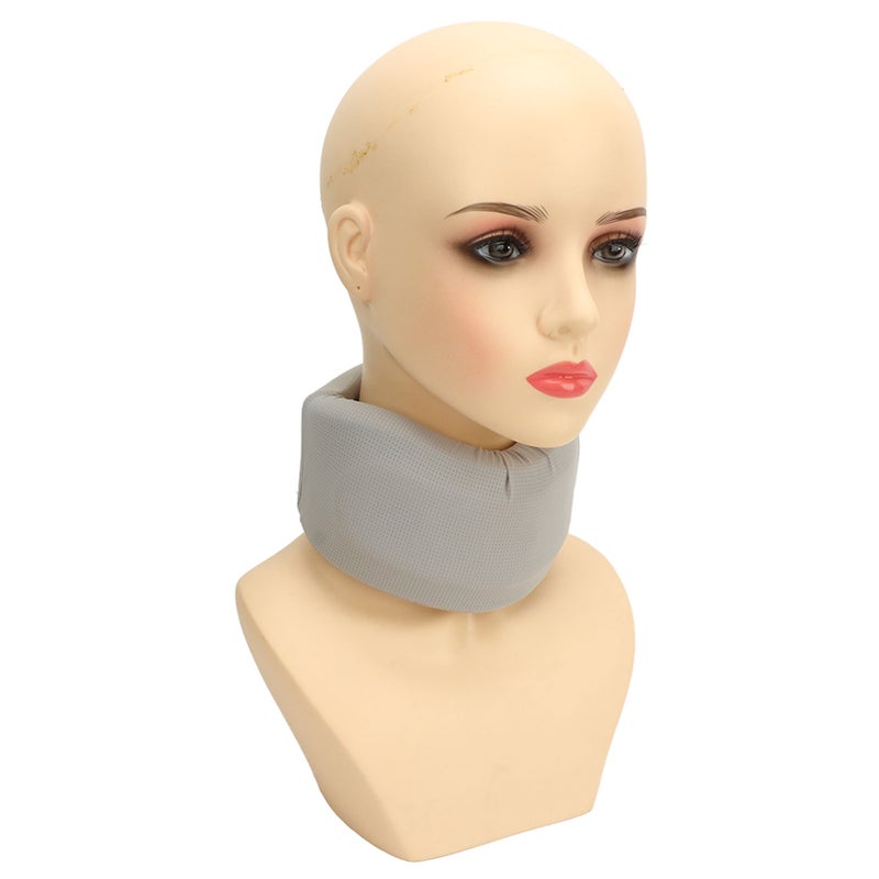 Cervical Collar: Breathable Polyamide & Foam Sponge, Chin Curvature Design, Effective Head Support Neck Brace - Relieve Neck Pressure Neck Support Brace for Office, Travel, Driving & Long Sitting - Image 2
