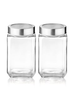 Treo By Milton Cube Storage Glass Jar, Set of 2, 800 ml Each, Transparent | BPA Free | Storage Jar | Kitchen Organiser | Modular | Multipurpose Jar - pzsku/Z875ED2C8059028890A0BZ/45/_/1738306603/59f013ae-7b2b-42fc-b6ec-7ca67682b485