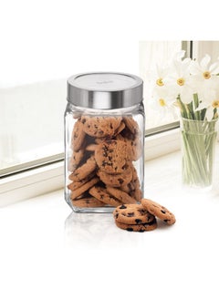 Treo By Milton Cube Storage Glass Jar, Set of 2, 800 ml Each, Transparent | BPA Free | Storage Jar | Kitchen Organiser | Modular | Multipurpose Jar - pzsku/Z875ED2C8059028890A0BZ/45/_/1738306605/0865133e-07be-4ad0-ae40-6aca0b5be036