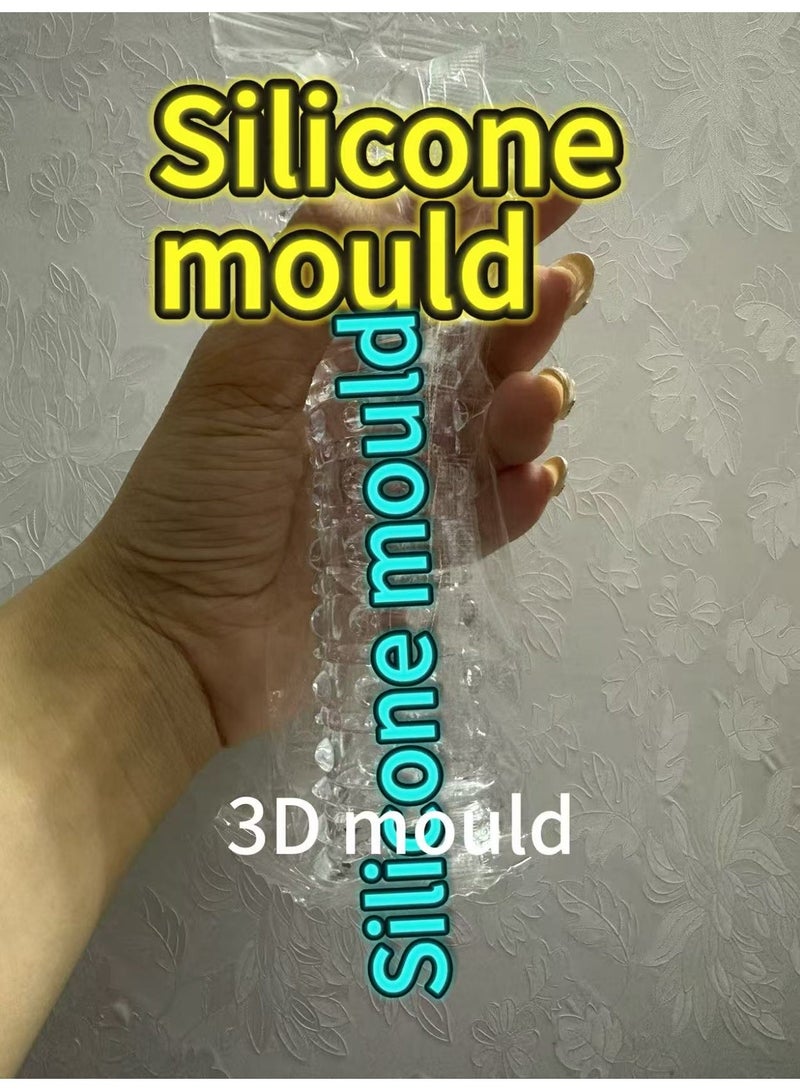 3D Stereo Silicone Mould Clear - Image 2