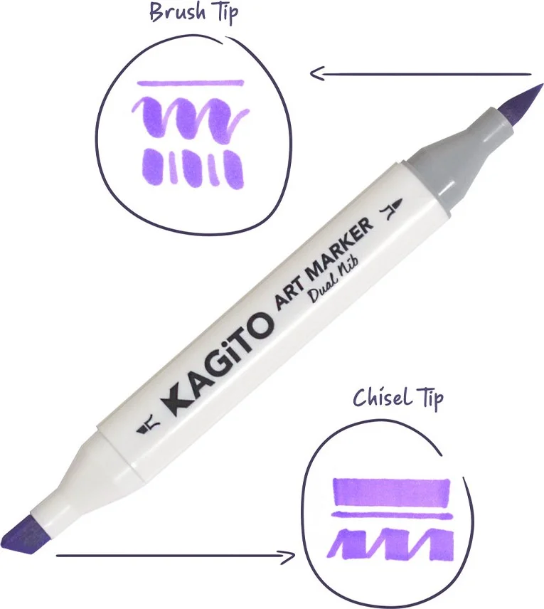 Kagito Marker Set of 48