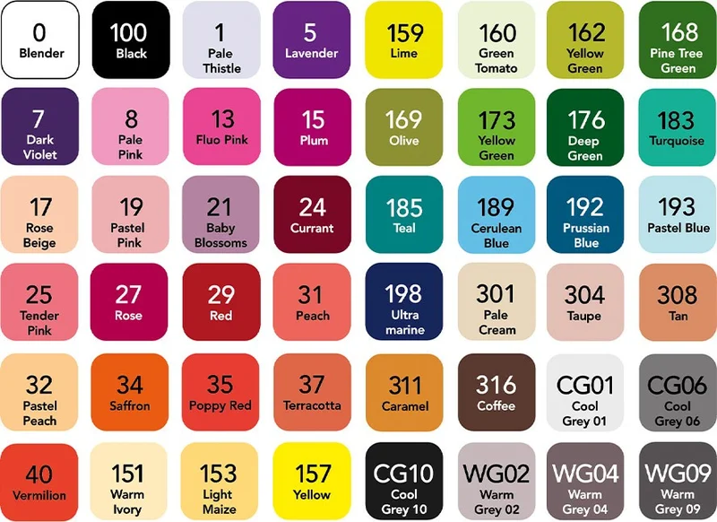 Kagito Marker Set of 48