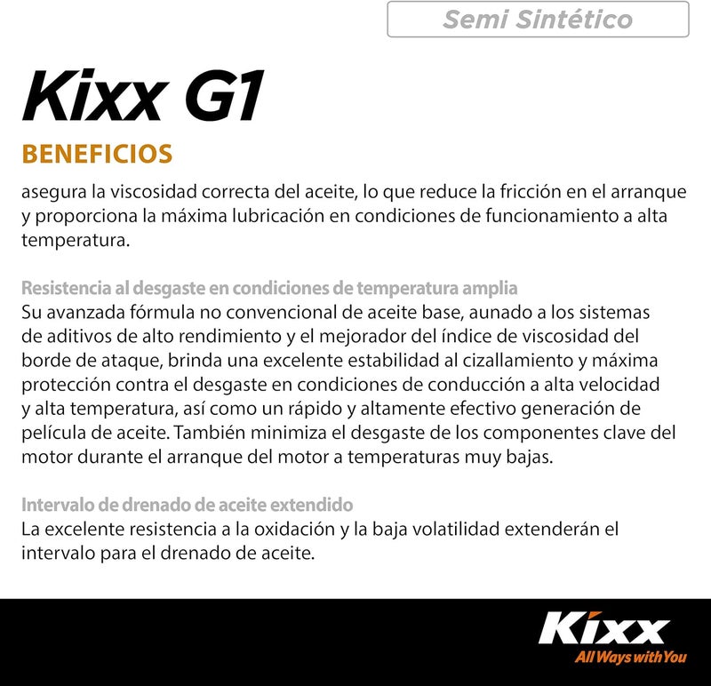 Kixx KEX API SN Plus 10W-40 Petrol Engine Oil - Image 5