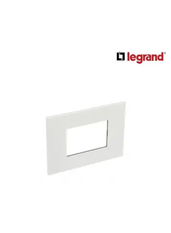 Legrand Cover frame white 3 module 