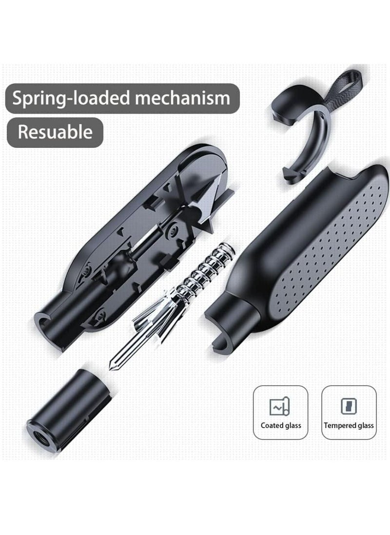 Generic - Car Safety Hammer Spring Loaded Window Breaker Glass Breaker and Seat Belt Cutter Emergency Escape Tool - Image 1