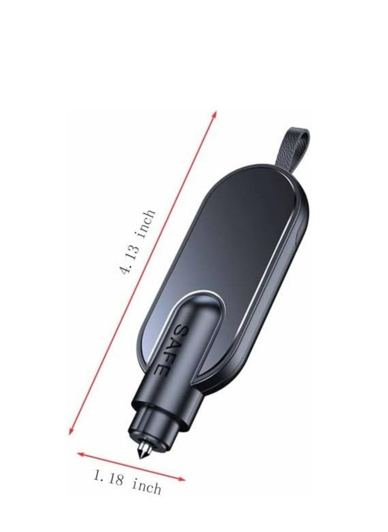 Generic - Car Safety Hammer Spring Loaded Window Breaker Glass Breaker and Seat Belt Cutter Emergency Escape Tool - Image 1