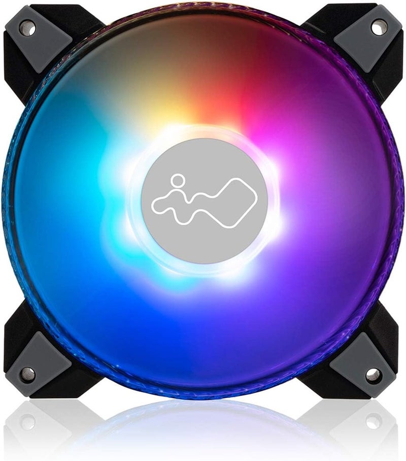 إن وين مجموعة مراوح RGB ثلاثية الأضلاع قابلة للتوجيه من IN WIN Saturn بقياس 140 مم (مع وحدة تحكم مضمنة) (ASN140) - Image 2