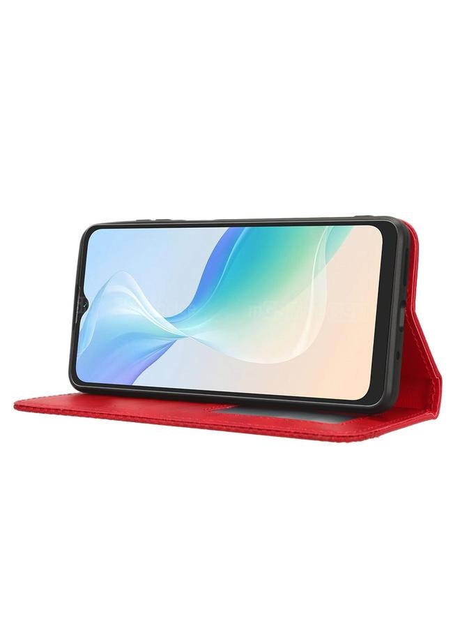 اس-توب جراب لهاتف Blackview Oscal C30 / C30 Pro مصنوع من الجلد بمشبك مغناطيسي بتصميم كلاسيكي - Image 5