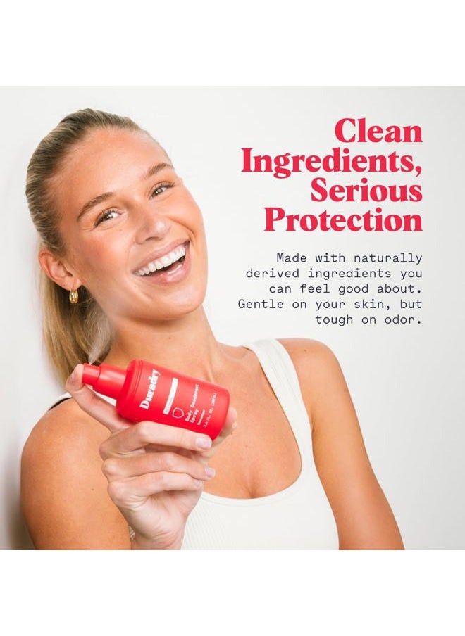 duradry - Aluminum-Free Whole Body Deodorant Spray for Men and Women - Unscented Deodorant for Whole Body, Natural Odor Neutralizer, Clear and Residue Free, Non-Staining, Cruelty-Free - 3.4 Fl Oz (Pack of 3) - Image 1