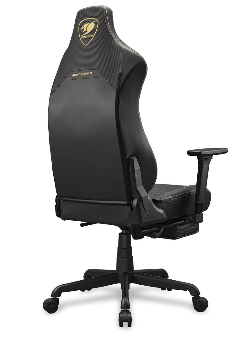 Cougar ARMOR EVO S GOLD Gaming Chair -Black/Gold  - Image 3