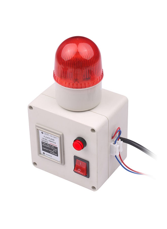 Generic - Water Level Indicator Alarm Water Level Alarm Sensor Waterline Indicating Alarm Low or High Water Level Sensor Alarm with Silencer Switch - Image 1