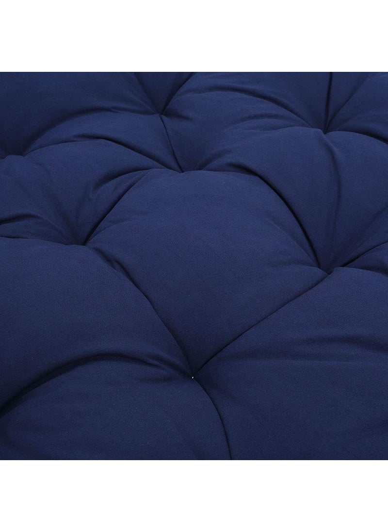 ANAND INDIA GROUPS ANAND INDIA GROUPS Round Cushion for Swing Chair for Outdoor Indoor Hammock Balcony Garden Patio Swing Hammock ChairNavy Blue  - Image 5
