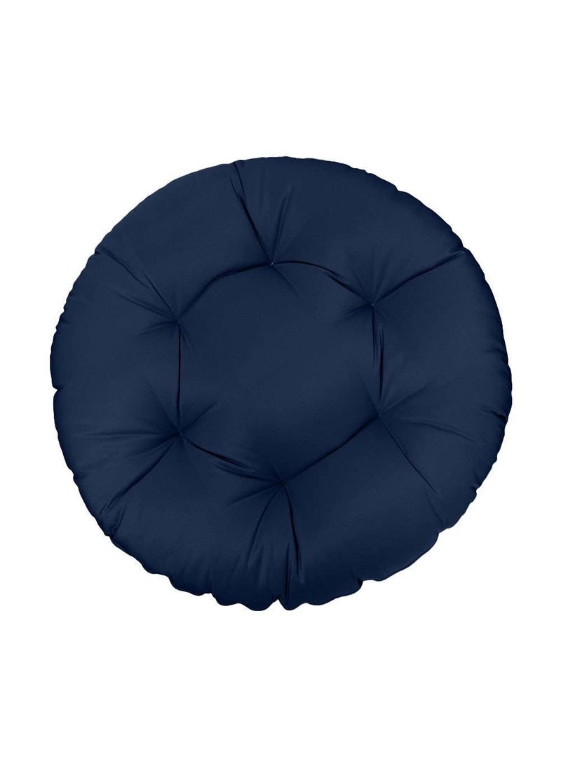 ANAND INDIA GROUPS ANAND INDIA GROUPS Round Cushion for Swing Chair for Outdoor Indoor Hammock Balcony Garden Patio Swing Hammock ChairNavy Blue  - Image 1