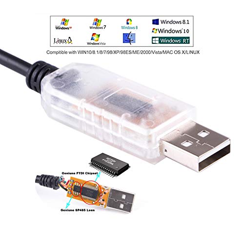 Suamdoen USB to DMX512 3PIN XLR Interface Adapter Freestyler Software Computer PC Stage Lighting Controller Dimmer DMXControl RS485 Serial Converter Cable Support Win7/8/10/Mac/Linux/vista (Length:3.28ft) - Image 3