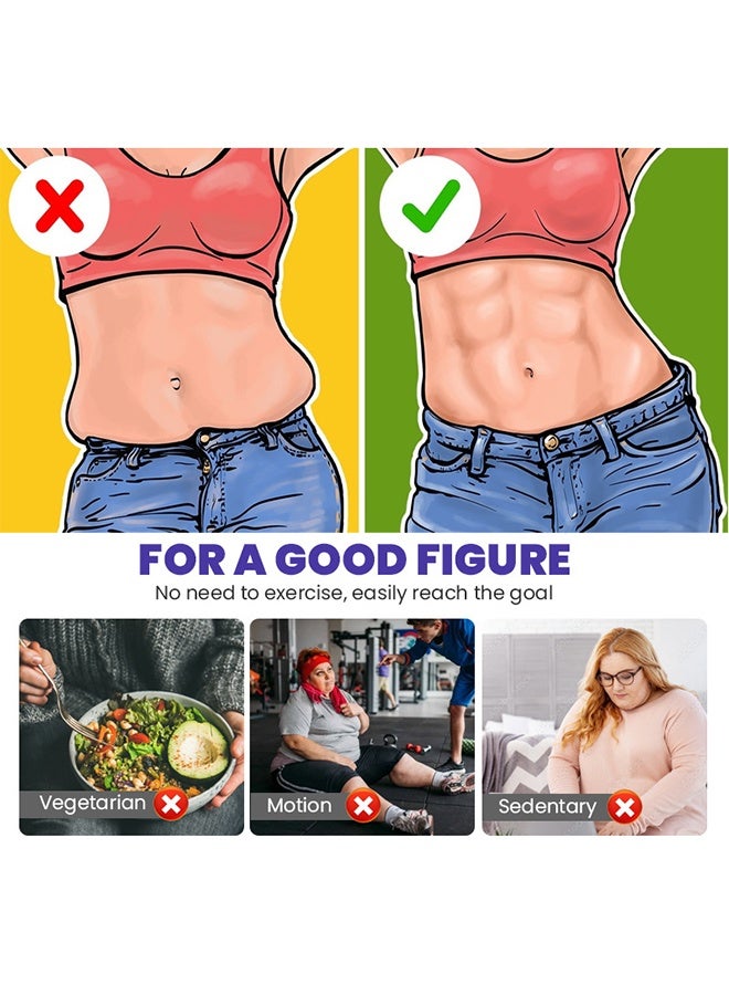 ERAYCEE Slimming Patch For Body Contouring, Tightens And Tones Your Skin, Helps To Improve Your Overall Health, Can Be Used Anytime and Anywhere, Belly Stickers Suitable For All Body Types 30PCS - Image 4