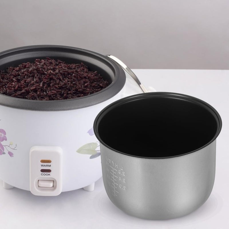 Pretyzoom Rice Cooker Inner Pot Replacement, Non-Stick Aluminum Cooking Bowl With Scale For Home Kitchen Cooking - Image 3
