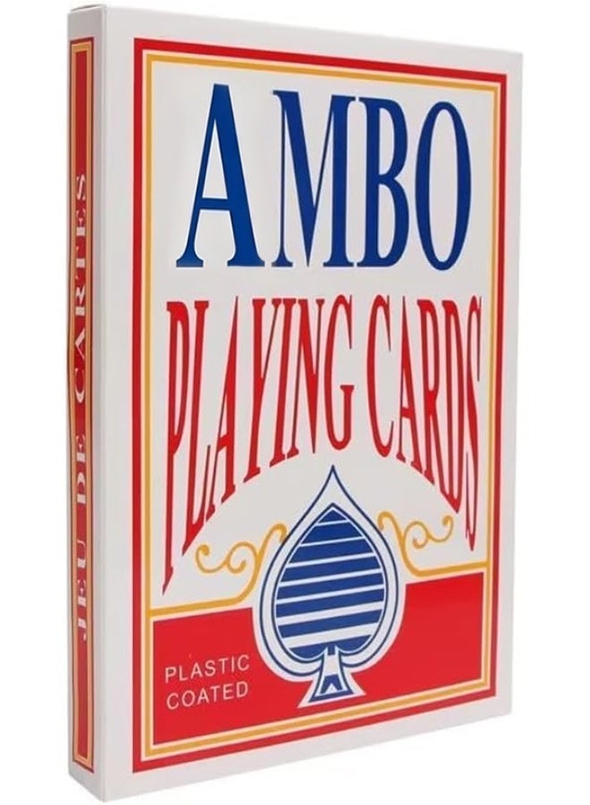 Ambo Oversized Playing Cards - 9 Times Bigger, Viral Comedy Prop, Family Party Games, Giant Card Deck for Entertainment - Image 1