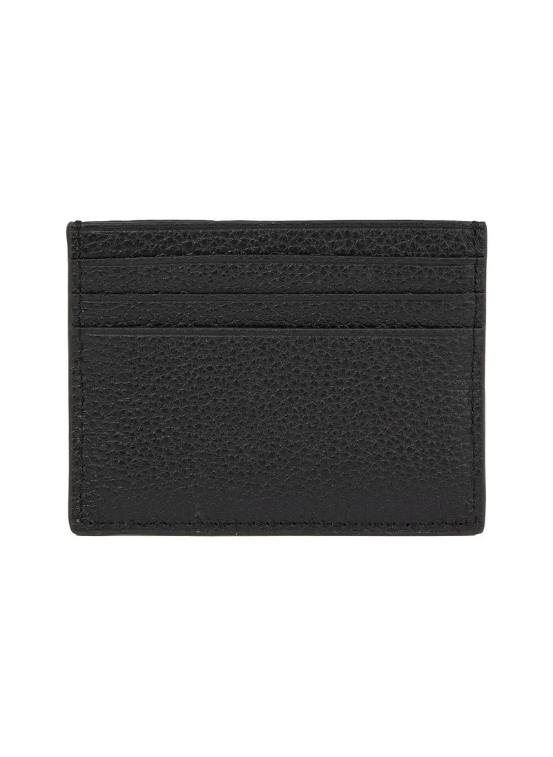 CALVIN KLEIN Men's Leather Cardholder, Black