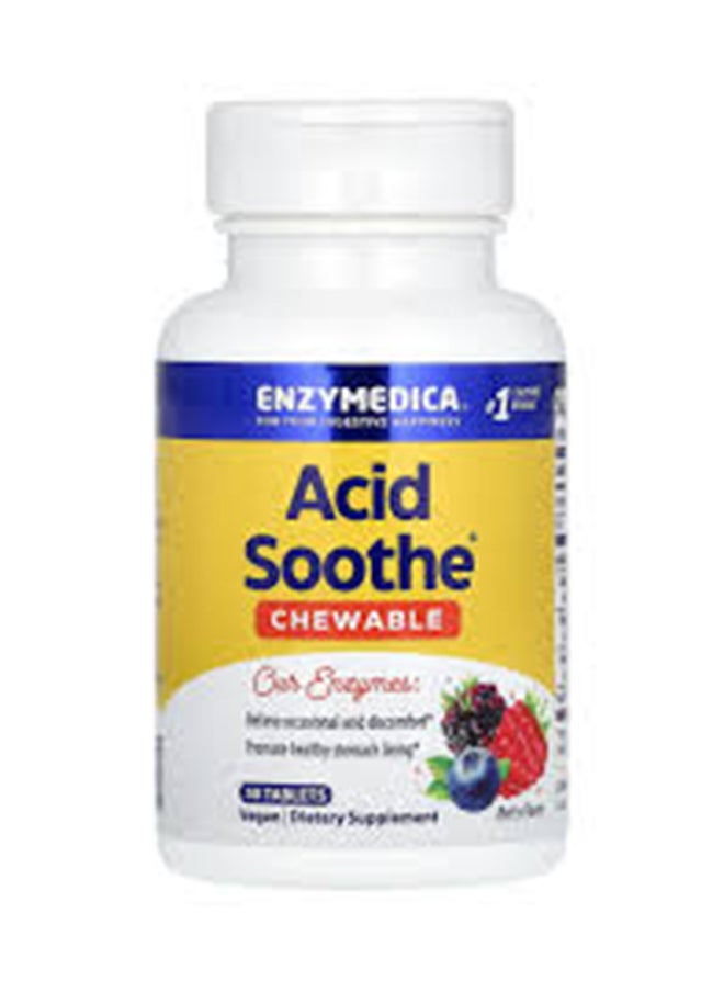 ENZYMEDICA Acid Soothe Chewables 30S Berry 