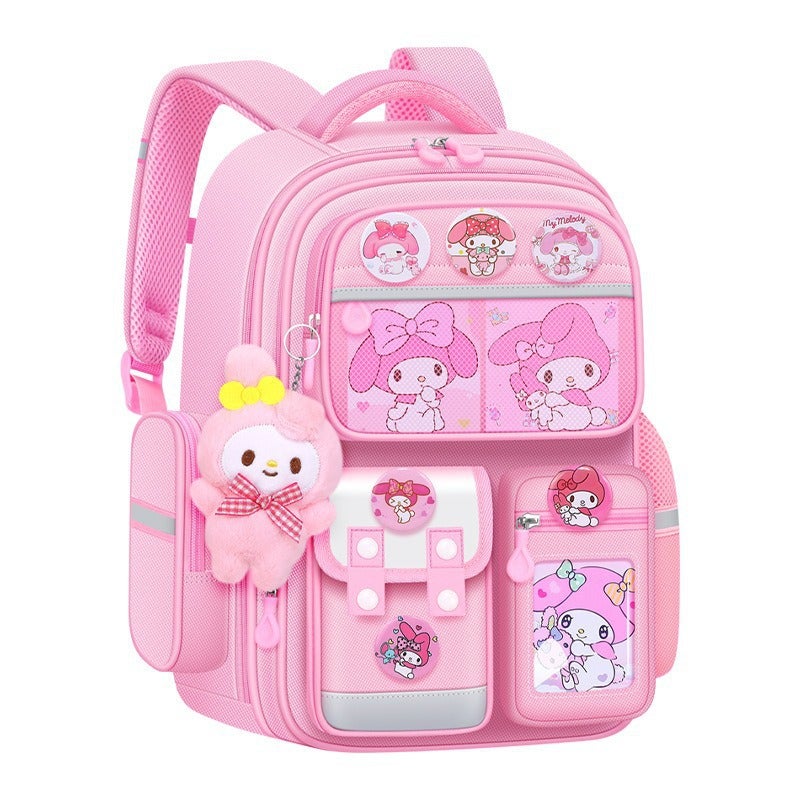 Kids Cartoon Backpack for School (Grades 1-6) - Lightweight & Spinal Protection - Image 5