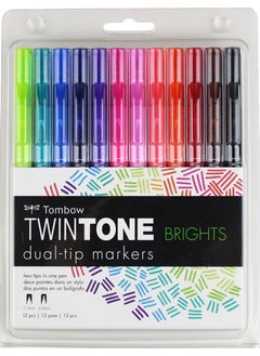 Twin Tone Marker Bright Tones Set (12rk) - pzsku/Z87602231DFC3A70F61BCZ/45/_/1728046788/d5c2e80b-b099-4b6f-8d4a-edd859271d62