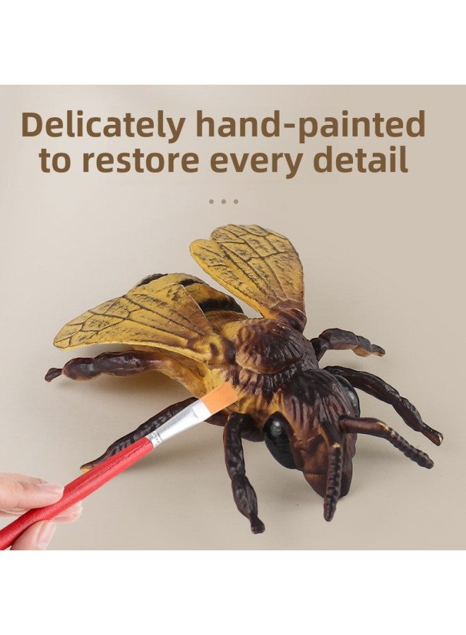 Children's Simulation Insect Toy Animal Model Series Ornaments Full Set Butterfly Spider Bee Scorpion Sealed Specimen-color:Q-70 Caterpillar  - Image 5