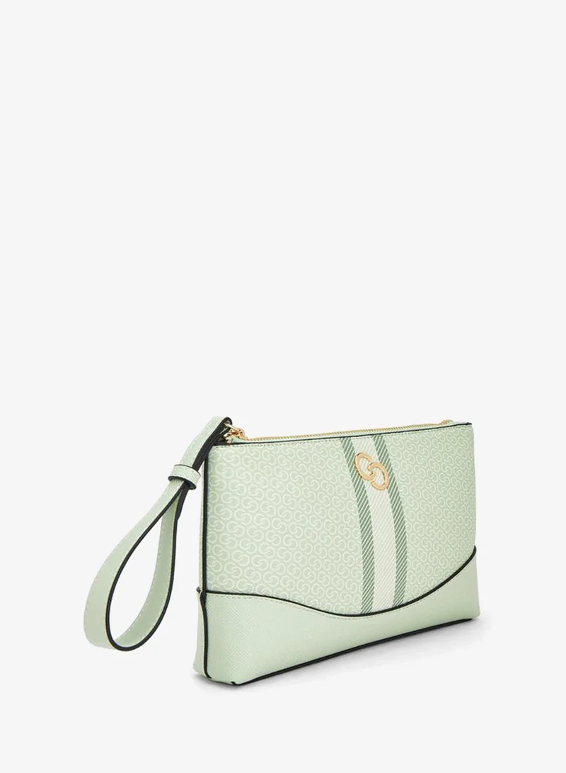 Celeste GREEN Celeste Smooth Pu Clutch for Women | Best Price UAE