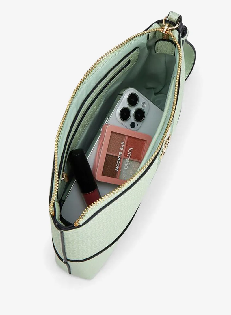 Celeste GREEN Celeste Smooth Pu Clutch for Women | Best Price UAE