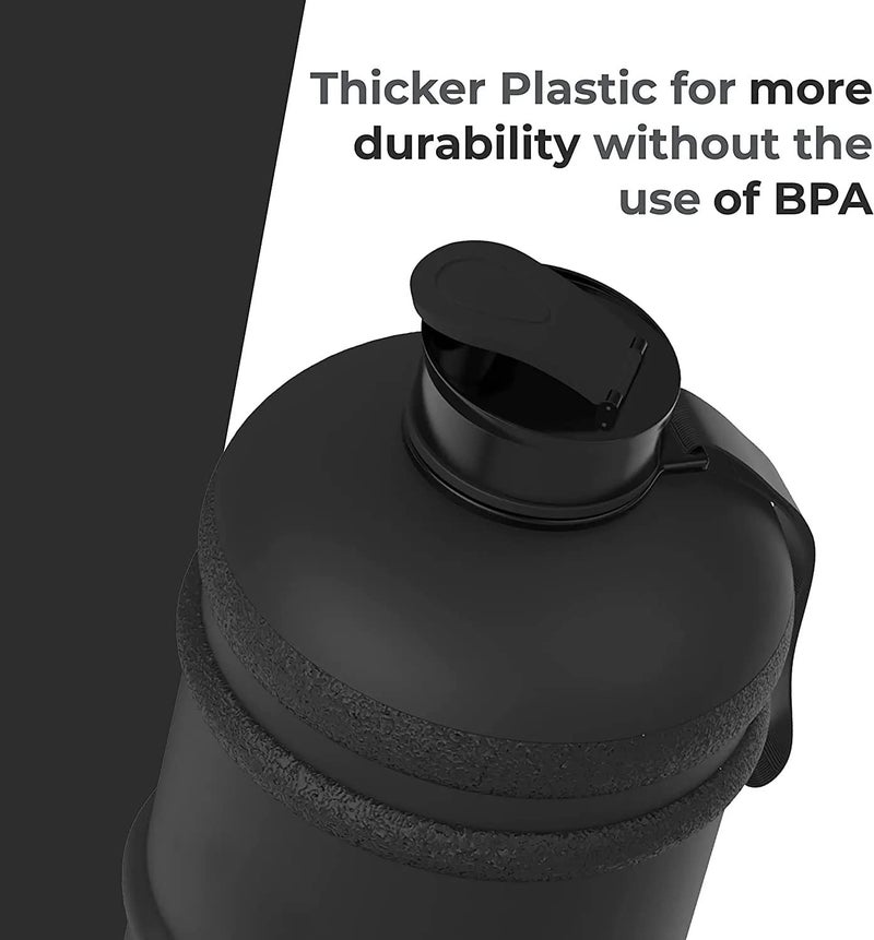 Overa Gym Water Bottle,Bodybuilding Water Bottle - Strong Durable 2.2 Litre Water Bottle with Handle,BPA Free Large Half Gallon Sports Water Bottles,for Gym Fitness Biking Outdoor Travel - Image 4