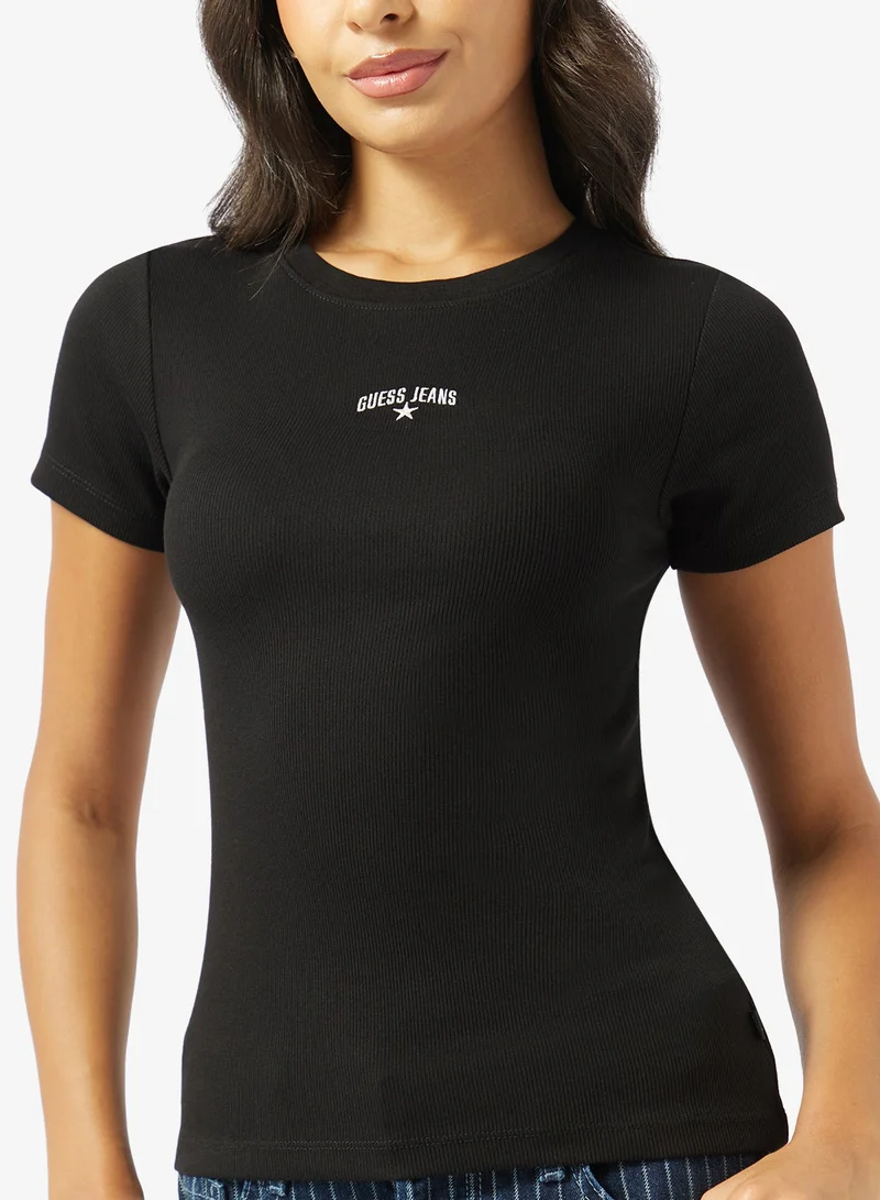 Guess Jeans Crew Neck Short Sleeve T-Shirt
