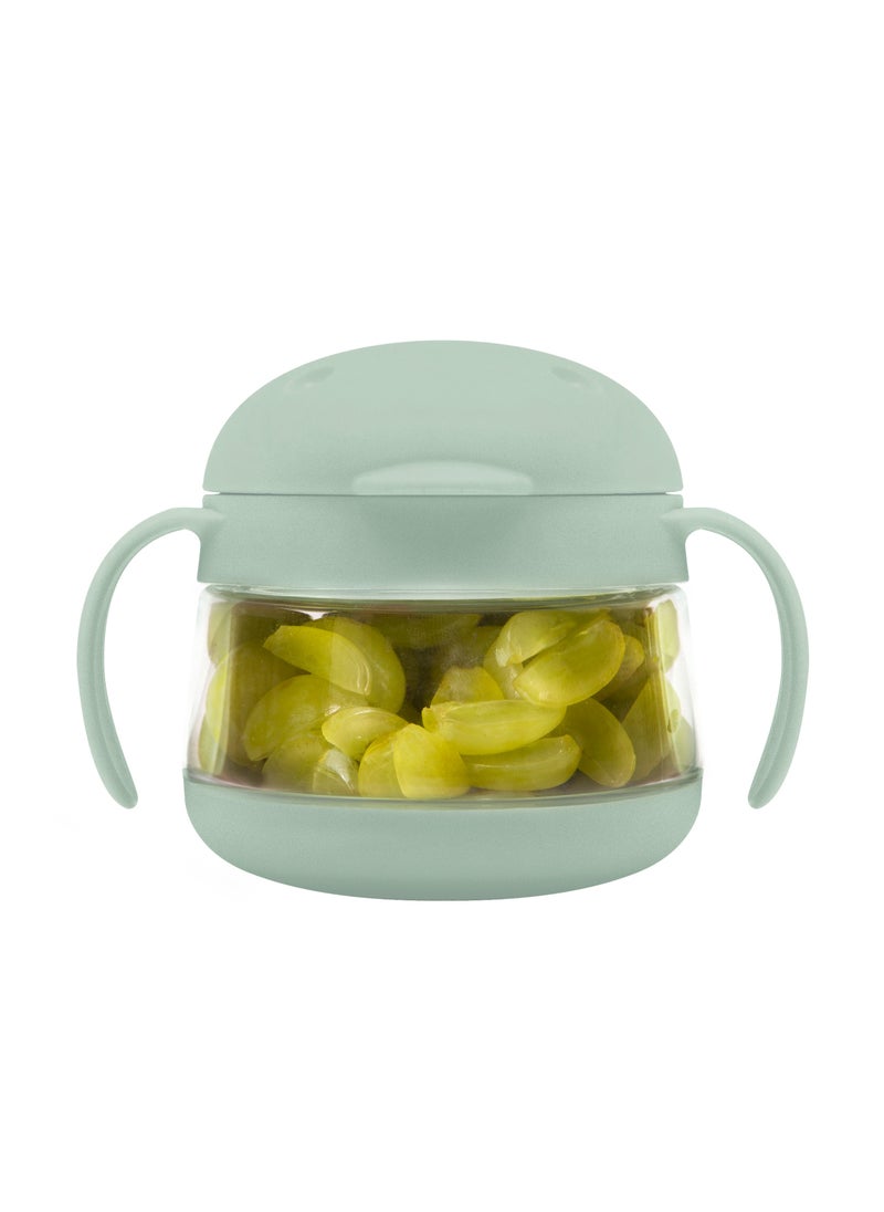 ubbi - Tweat Snack Container  Sage - Image 1