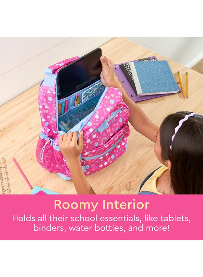 Bentgo حقيبة ظهر مدرسية للأطفال - قوس قزح والفراشات - Image 5