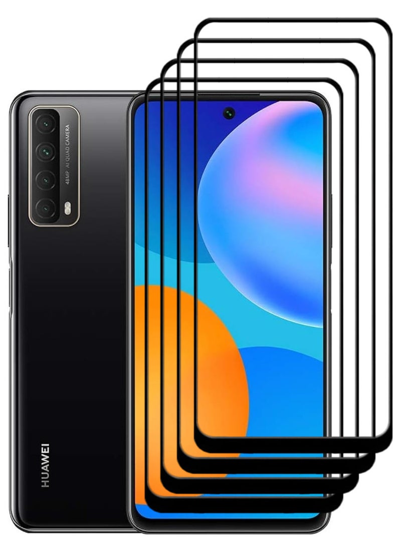 ACLIX 4 Pieces Antistatic ESD Dustproof Premium Quality High Definition Tempered Glass Screen Protector Designed For Huawei Y7a - Image 1