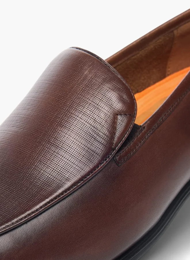 Le Confort Mens Textured Slip-On Loafers