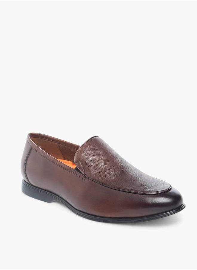 Le Confort Mens Textured Slip-On Loafers  - Image 1