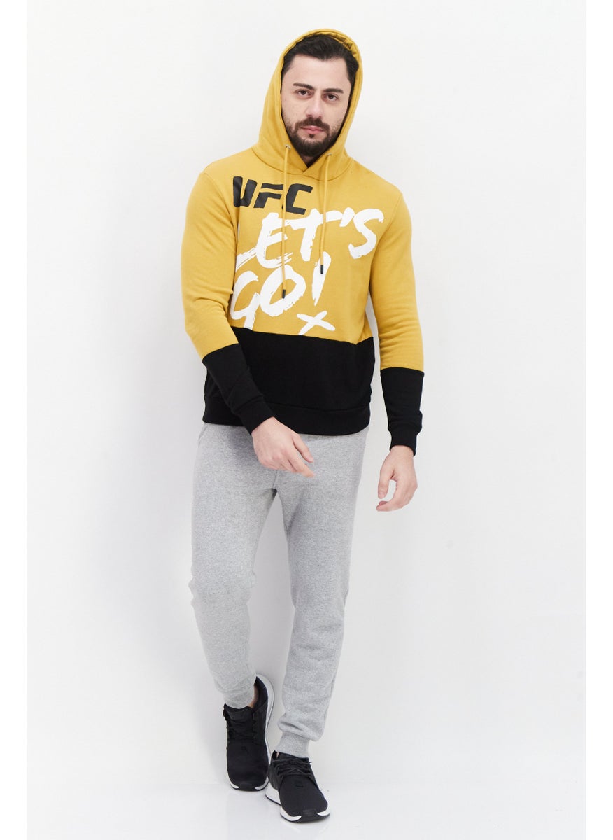 Ufc Men Sportswear Fit Long Sleeve Outdoor Sweatshirt, Black  - Image 3
