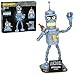 Brickcraft Futurama Bender Brick Building Kit  396Piece Posable Robot Figure with Gold Chain  Drinks  SciFi Collectible Display Model Holiday for Adults Teens  Animated TV Fans - Image 2