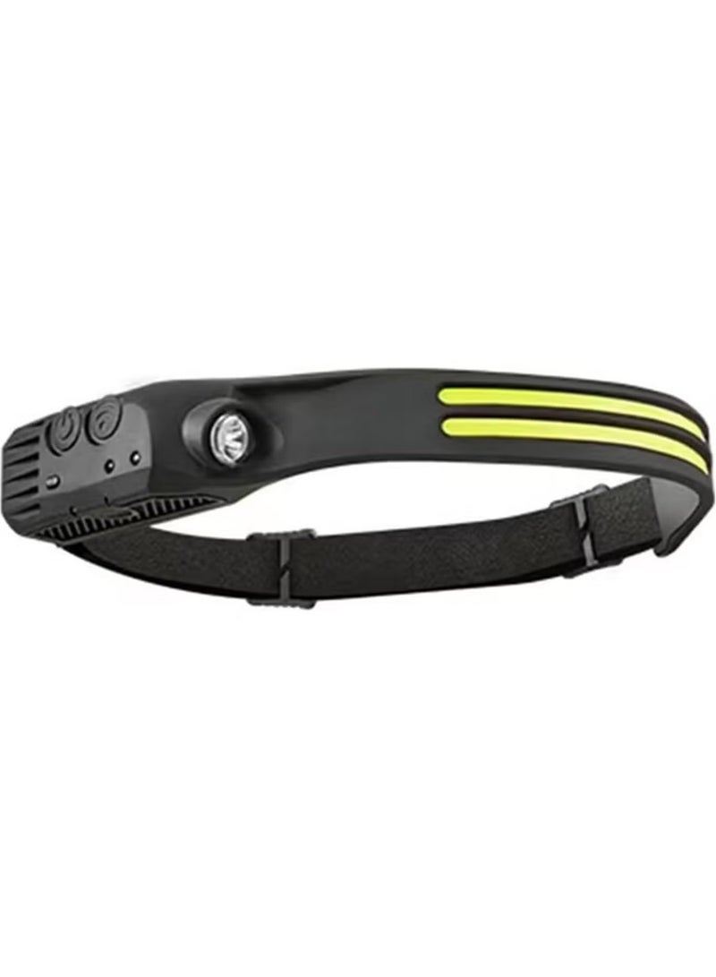 TIGER Rechargeable LED Headlamp with 270° Wide Beam, 1200mAh, Induction Mode, Waterproof & Anti-Scratch – Ideal for Running, Camping, Cycling, Fishing, and Outdoor Adventures - Image 1