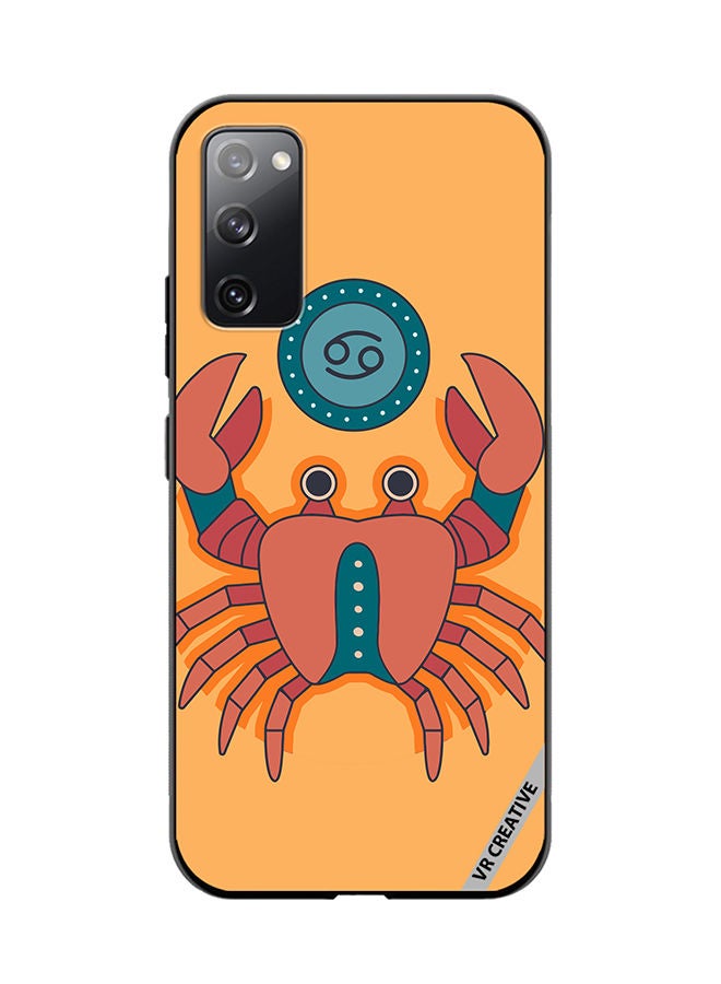 VR CREATIVE Protective Case Cover For Samsung Galaxy S20 FE 5G Cancer Zodiac Signs Design Multicolour - Image 1
