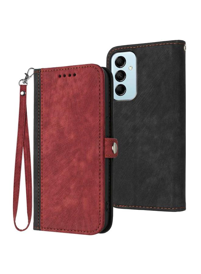 S-TOP Case For Samsung Galaxy M14 5G / F14 5G Side Buckle Double Fold Hand Strap Leather Phone Case - Image 1