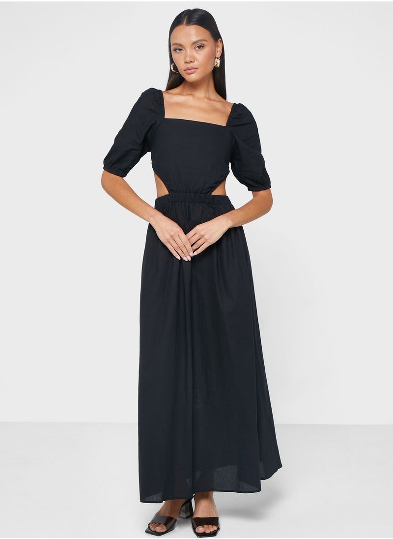 ELLA - Waist Cutout Detail Dress - Image 1