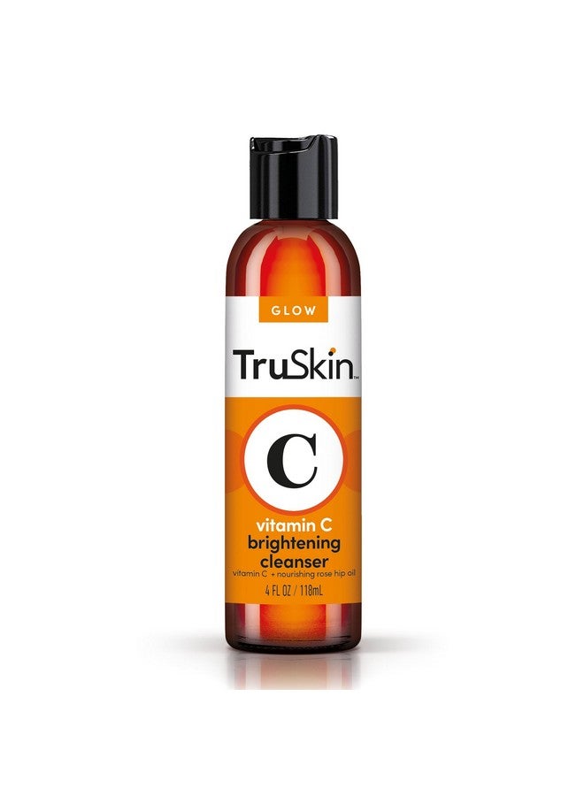 TruSkin Vitamin C Cleanser for Face - Brightening Face Wash with Vitamins C & E, Rosehip Oil, Aloe Vera and MSM - Deep Clean and Refresh for Radiant, Healthy-Looking Skin, 4 fl oz - Image 1