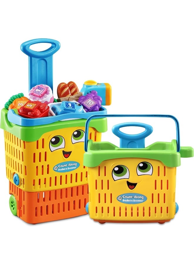 LeapFrog Count-Along Basket & Scanner, Roleplay Toy For Children, Interactive Learning Toy For Pretend Play, Shapes And Colours, Imaginative Play For Kids Aged 2 Years +Multicolor,24 X 31.5 X 17 Cm  - Image 5