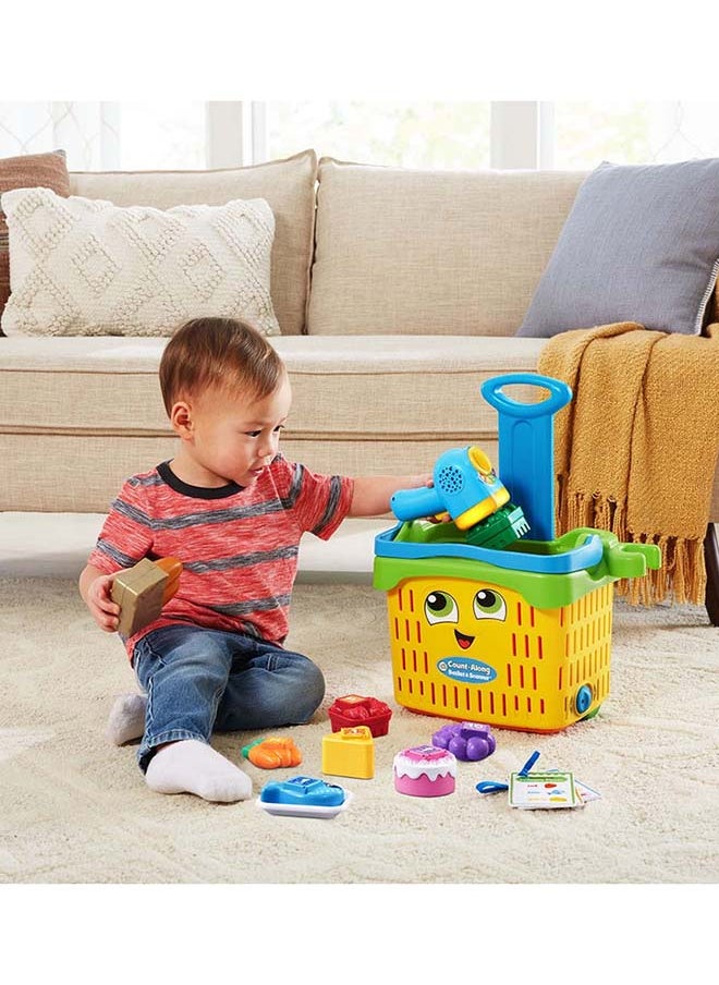 LeapFrog LeapFrog Count-Along Basket & Scanner, Roleplay Toy for Children, Interactive Learning Toy for Pretend Play, Shapes and Colours, Imaginative Play for Kids Aged 2 Years +Multicolor,24 x 31.5 x 17 cm  - Image 5